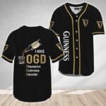I Have Obsessive Guinness Disorder Baseball Jersey