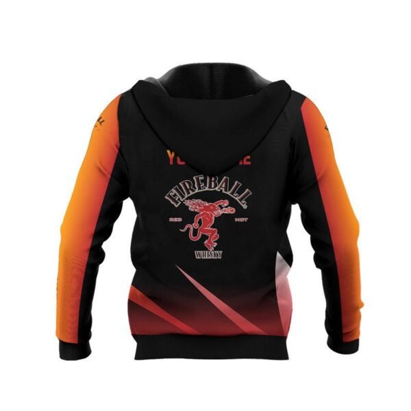 Personalized Fireball Whisky Esport Style Hoodie & Zip Hoodie