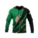 Mountain Dew Monster Style Hoodie & Zip Hoodie