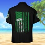 Heineken American Flag Men's Plus Size Polo Shirt