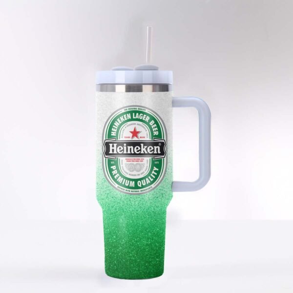 Heineken Cat In The Hat 40oz Tumbler With Handle
