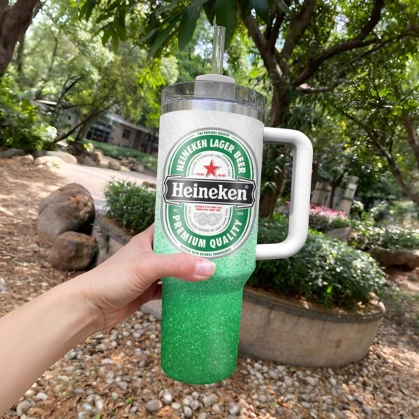 Heineken Cat In The Hat 40oz Tumbler With Handle
