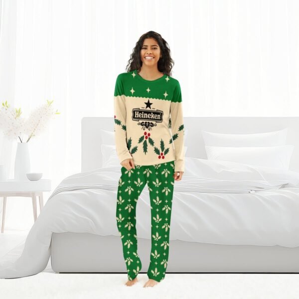 Heineken Christmas Cherry Family Pajamas Set