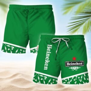 Heineken Glass Bottle Dot Swim Trunks