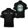 Heineken USA Flag Men's Plus Size Polo Shirt
