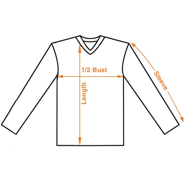 Hockey Jersey Size Chart