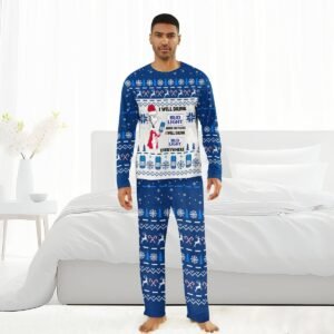 I Will Drink Bud Light Here Or There Christmas Family Pajamas Set - Flexiquor.com