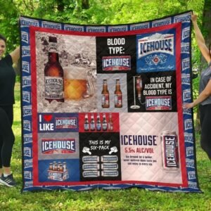 Icehouse Blood Type Flannel Blanket