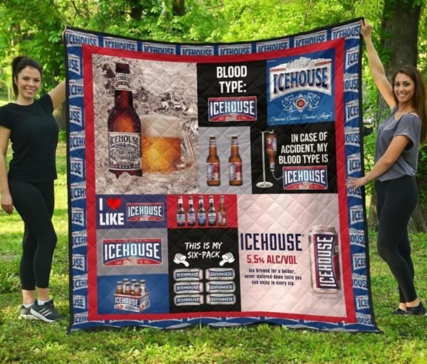 Icehouse Blood Type Flannel Blanket