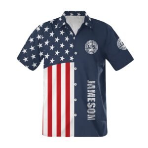 Jameson America Flag Button Shirt - Flexiquor.com