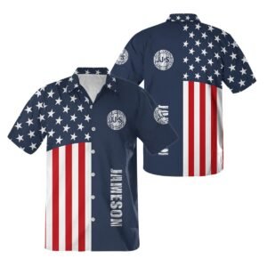 Jameson America Flag Button Shirt