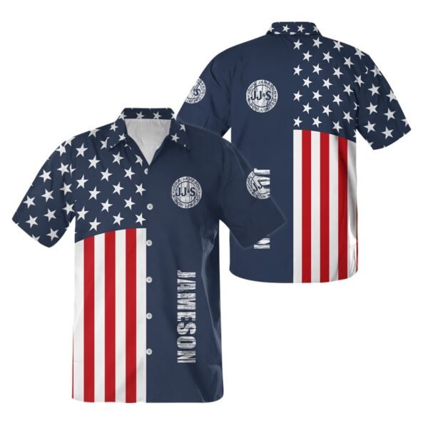 Jameson America Flag Button Shirt