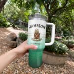 Jameson Cat In The Hat 40oz Tumbler With Handle