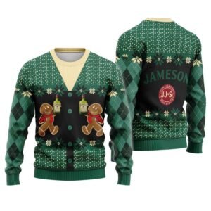 Jameson Christmas Gingerbread Ugly Sweater
