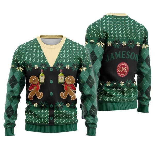 Jameson Christmas Gingerbread Ugly Sweater