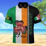 Jameson Irish St. Patrick's Day Men's Plus Size Polo Shirt