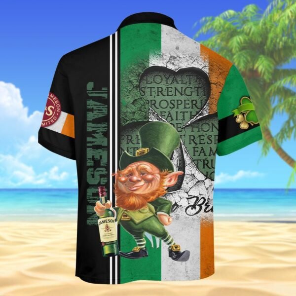 Jameson Irish St. Patrick's Day Men's Plus Size Polo Shirt