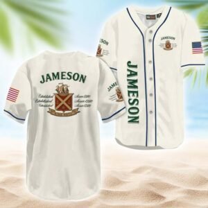 Jameson USA Flag Baseball Jersey