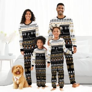 Johnnie Walker Christmas Scenes Family Pajamas Set