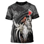 Johnnie Walker Deer Skull With Mushrooms T-Shirt