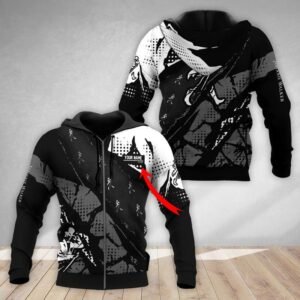 Personalized Halftone Johnnie Walker Hoodie & Zip Hoodie