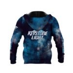 Keystone Light Colorful Smoke Hoodie & Zip Hoodie