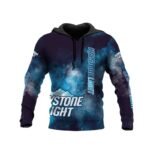 Keystone Light Colorful Smoke Hoodie & Zip Hoodie