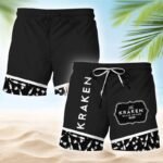 Kraken Rum Glass Bottle Dot Swim Trunks