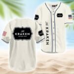 Kraken Rum USA Flag Baseball Jersey