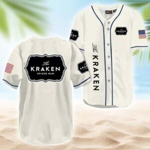 Kraken Rum USA Flag Baseball Jersey