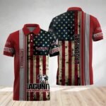 Lagunitas Stainless Steel American Flag Polo Shirt