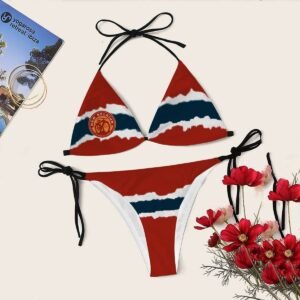 Torn Paper New Belgium Triangle Bikini