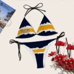 Torn Paper Great Lakes Triangle Bikini