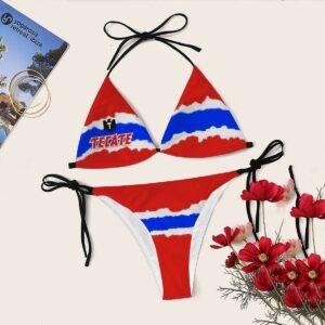 Torn Paper Tecate Triangle Bikini