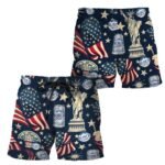 Busch Light Liberties Vintage Flag Swim Trunks