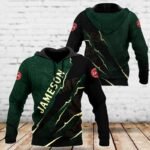 Jameson Whiskey Monster Style Hoodie & Zip Hoodie