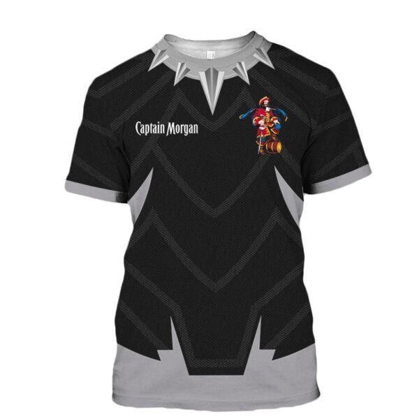 Captain Morgan Black Panther Armor T-Shirt