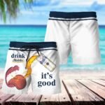 Let's Drink Modelo Swim Trunks