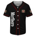 Marlboro American Flag Baseball Jersey