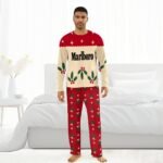 Marlboro Christmas Cherry Family Pajamas Set