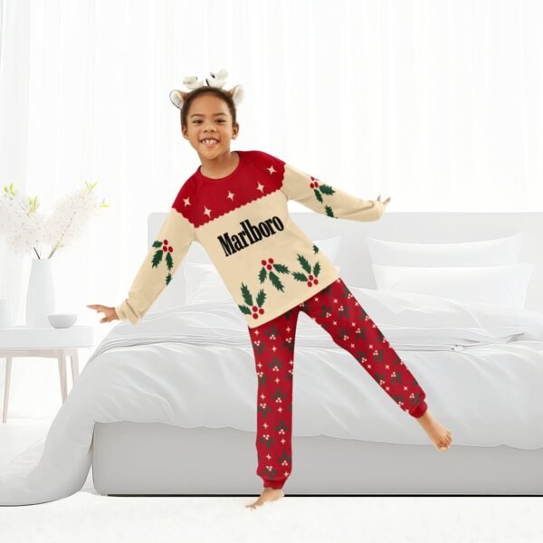 Marlboro Christmas Cherry Family Pajamas Set