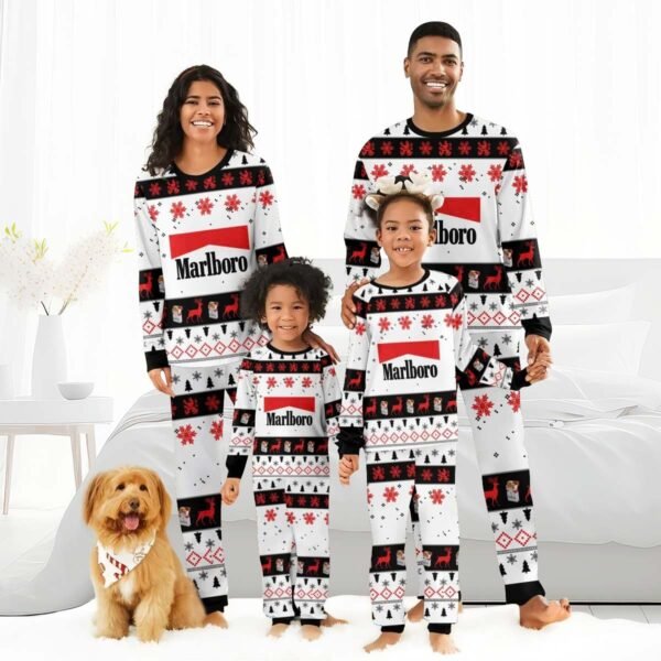 Marlboro Christmas Holiday Family Pajamas Set