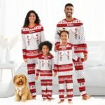 Marlboro Merry Chistmas Family Pajamas Set