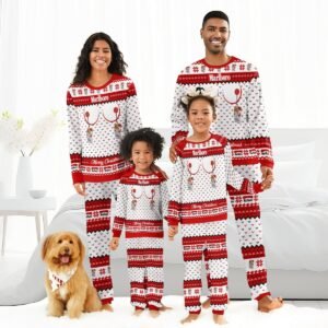 Marlboro Merry Chistmas Family Pajamas Set