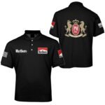 Marlboro USA Flag Men's Plus Size Polo Shirt