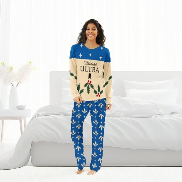 Michelob Ultra Christmas Cherry Family Pajamas Set
