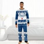 Michelob Ultra Christmas Family Pajamas Set