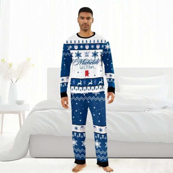 Michelob Ultra Christmas Family Pajamas Set