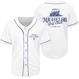 Michelob Ultra Golf Cart Baseball Jersey