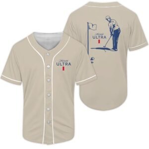 Michelob Ultra Golf Player Baseball Jersey